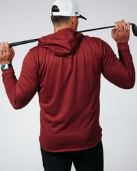 Maroon Ocean Spray Golf Hoodie