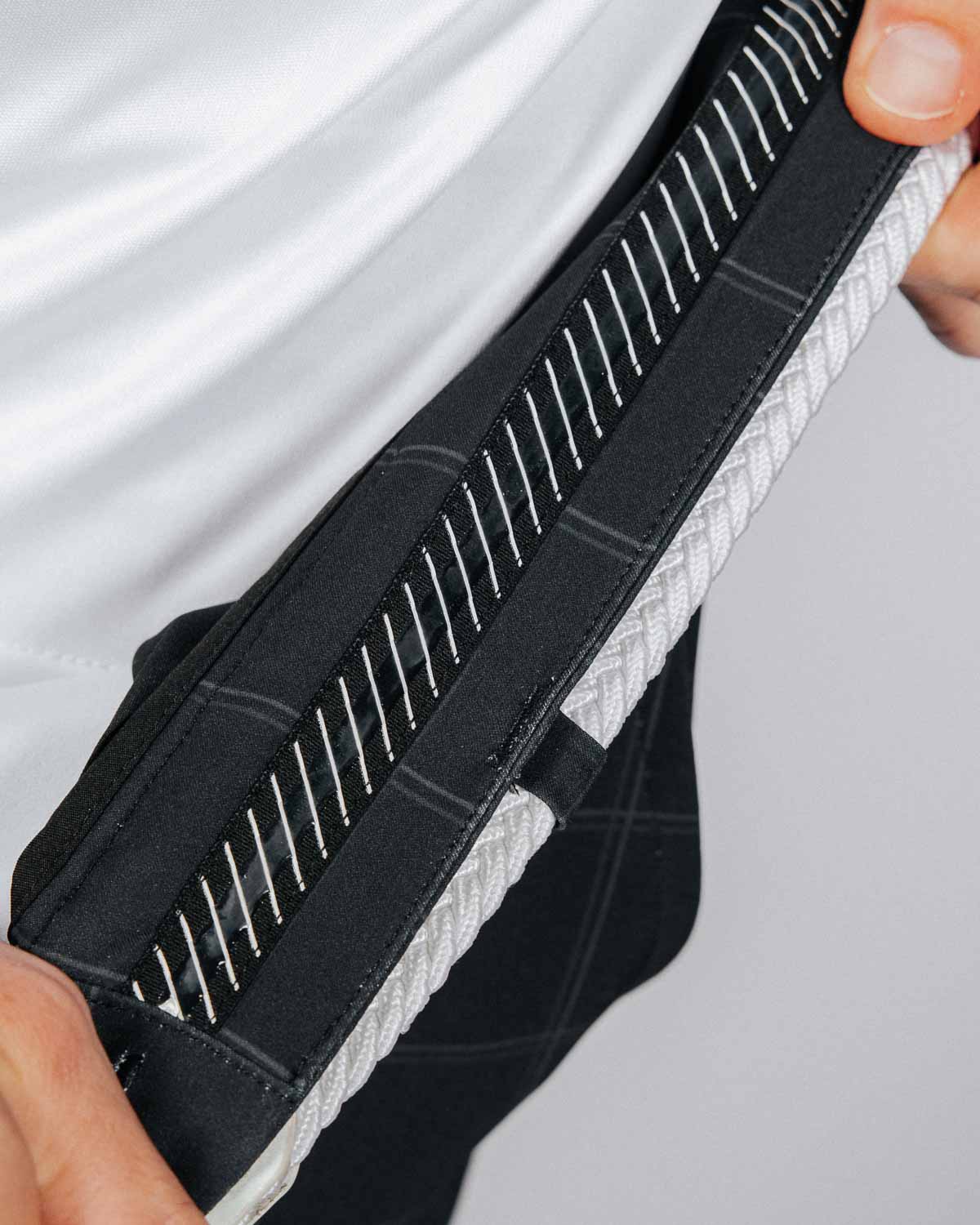 Men's Charcoal Plaid Golf Jogger