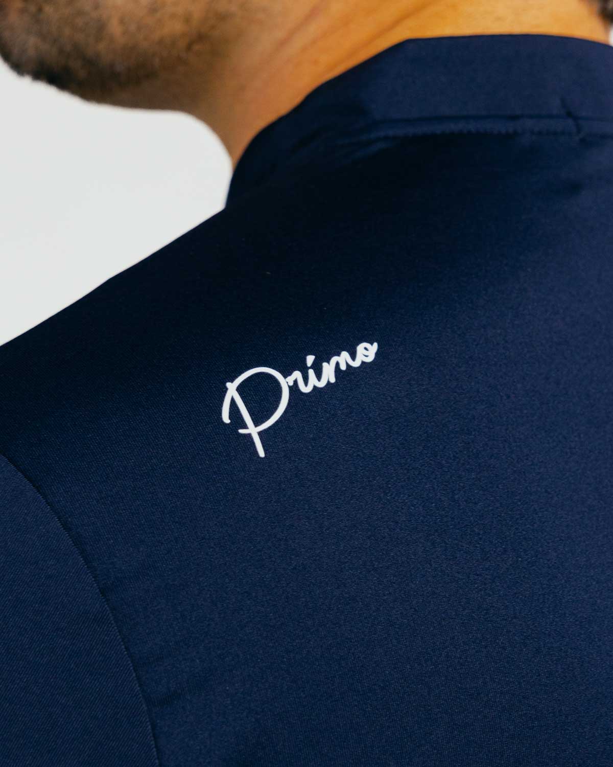 Navy Cursive Classic Polo