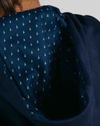 Navy Cursive Golf Hoodie