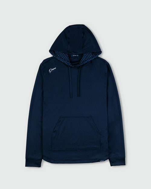 Navy Cursive Golf Hoodie