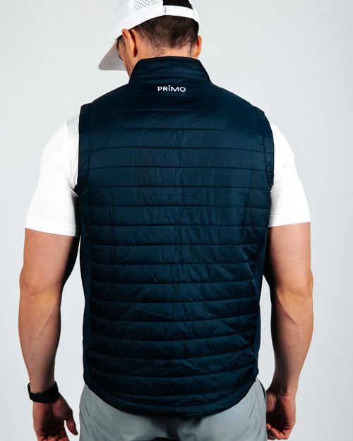 Navy Puff Vest