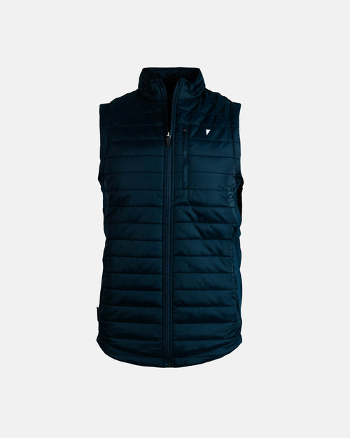 Navy Puff Vest