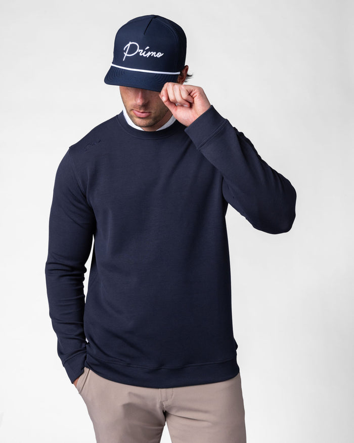 Navy Cursive CoreSoft Crew