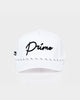 White Cursive Hat