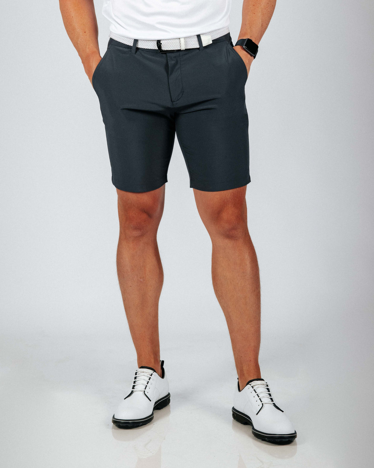 Men's Dark Gray Golf Shorts