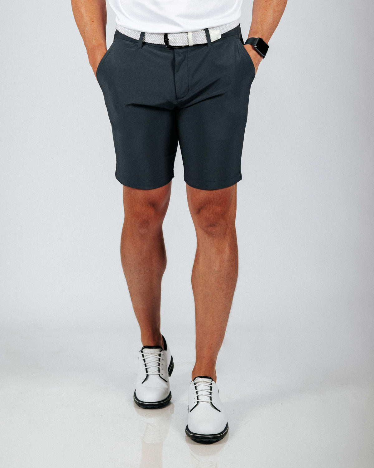 Men's Dark Gray Golf Shorts