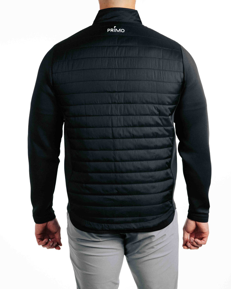 Primo Golf Black Hybrid Jacket Back