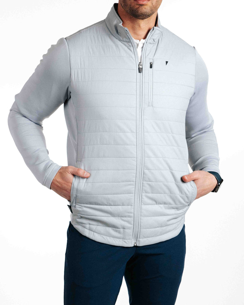 Primo Golf Light Gray Hybrid Jacket 