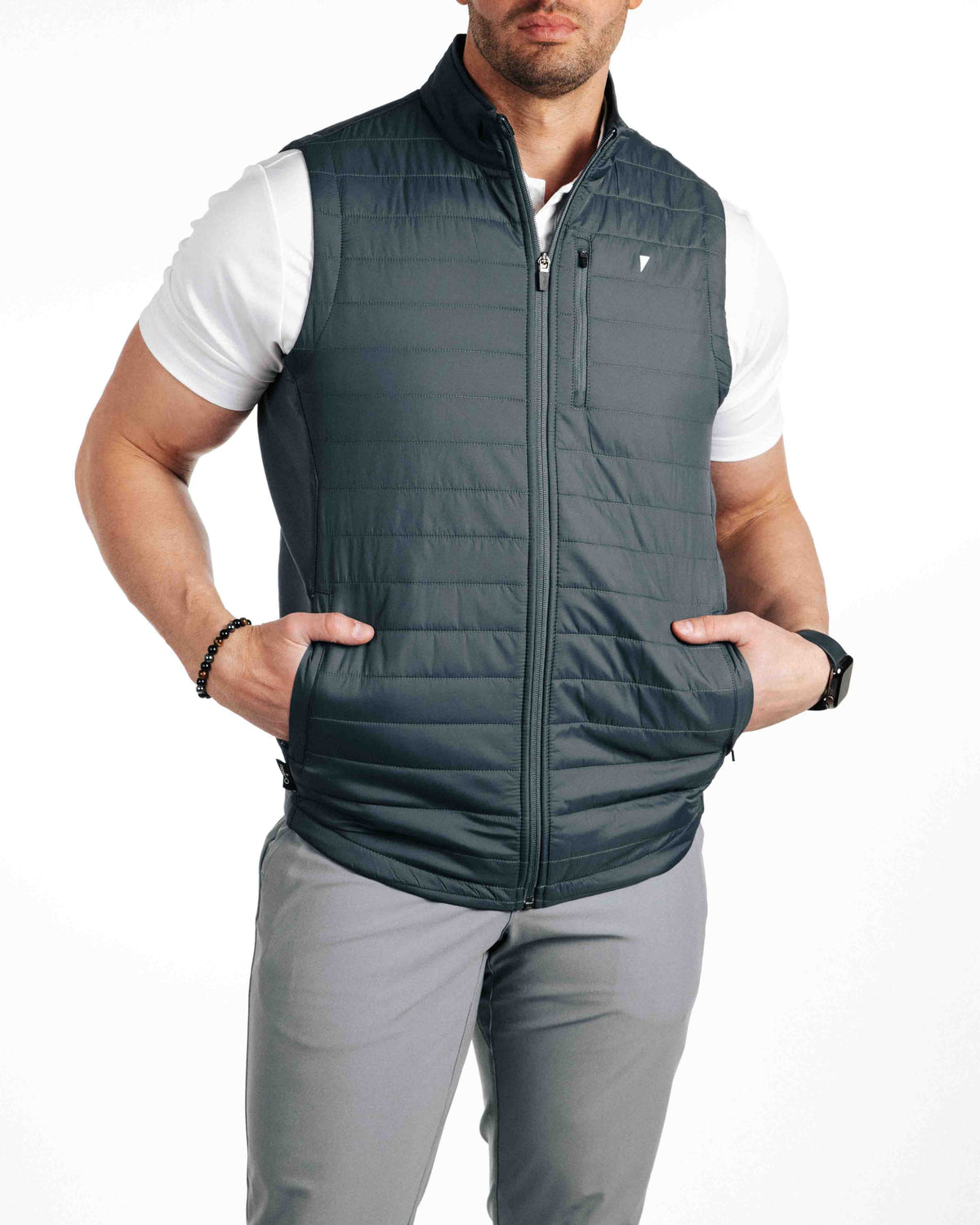 The Primo Golf Dark Gray Vest