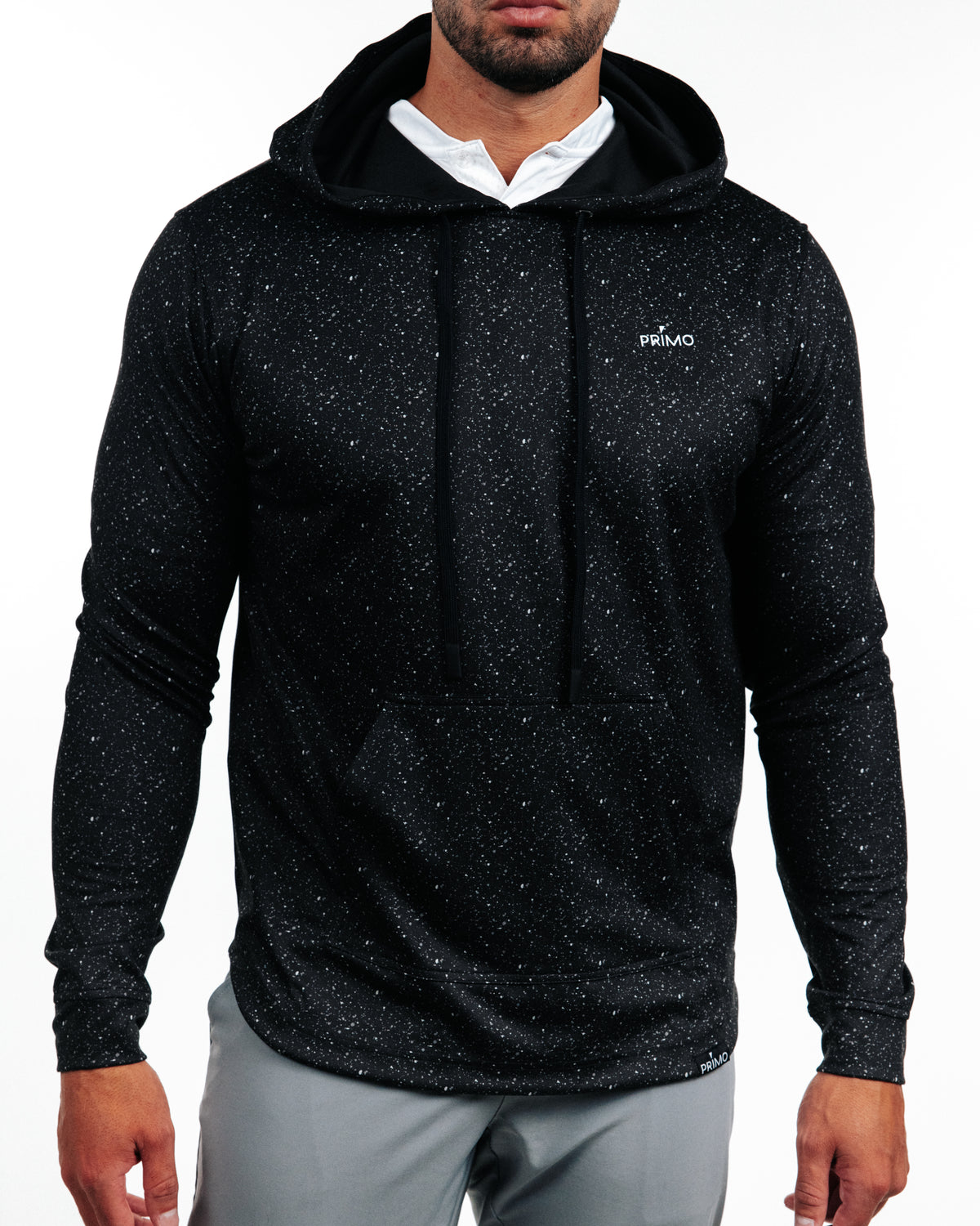 Primo Hoodie - Speckled Black