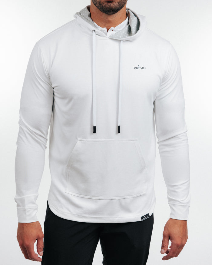 White Golf Hoodie