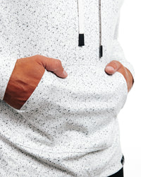 Speckled White Golf Hoodie