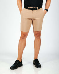 Men's Khaki Golf Shorts