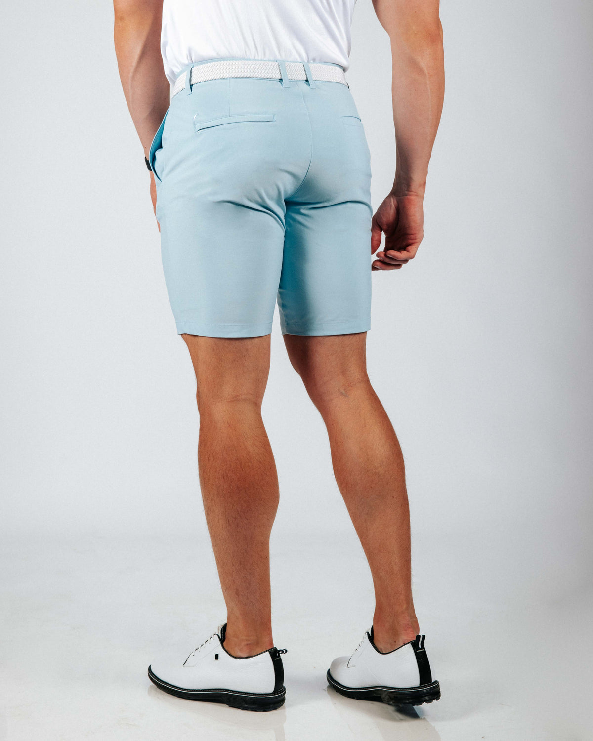 Men's Light Blue Golf Shorts