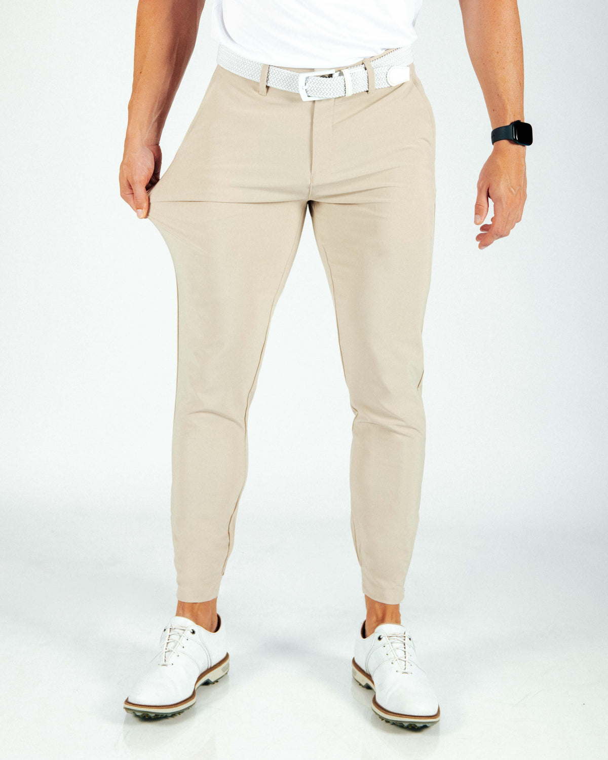 Men's Light Khaki Golf Jogger