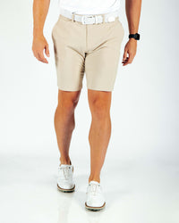 Men's Light Khaki Golf Shorts