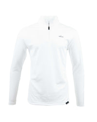 White Classic Quarter Zip