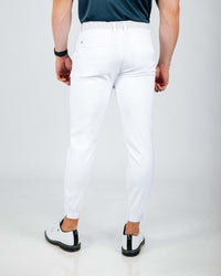 Men's White Golf Jogger