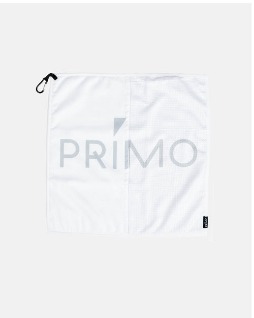 White Primo Wordmark Towel