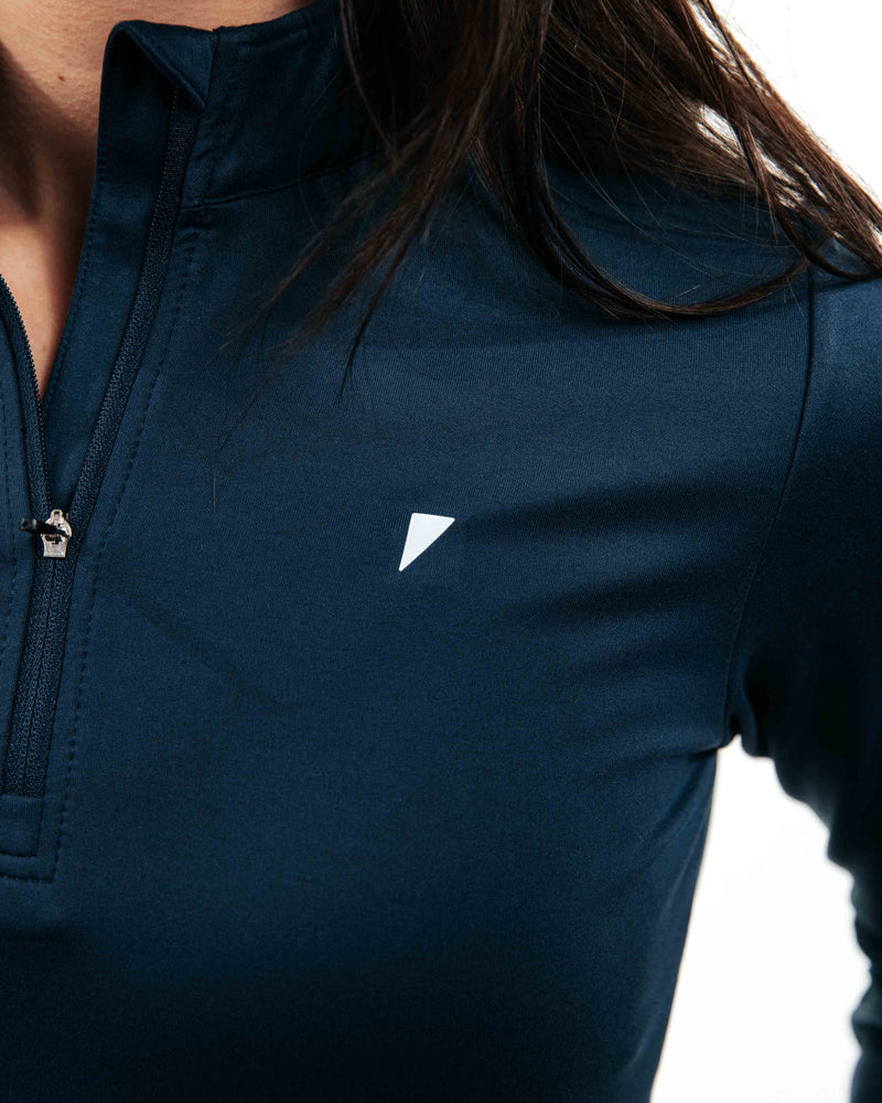 Women's Navy Quarterzip