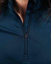 Women's Navy Quarterzip