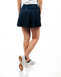 Women's Navy Ruffle Skirt