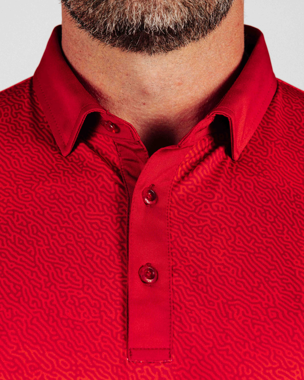 Red Maze Classic Polo