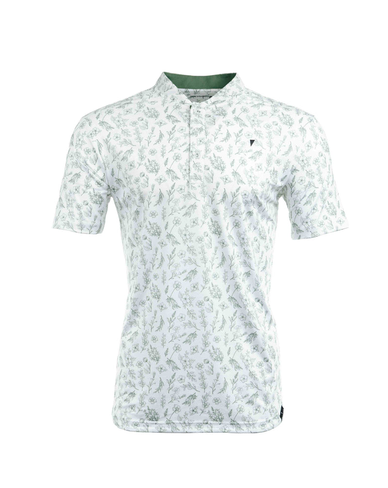 Blade Collar Polo - Sage Floral