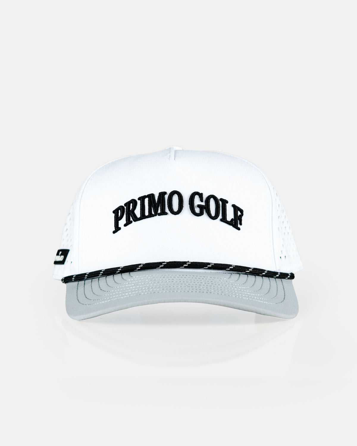 White Serif Two Tone Hat