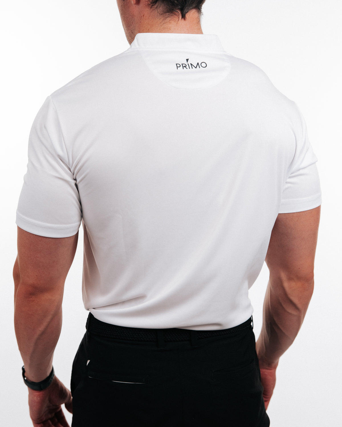 Primo Blade Collar Polo - White