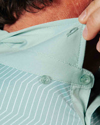 Teal Chevron Classic Polo