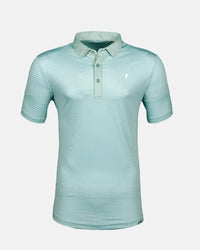 Teal Chevron Classic Polo