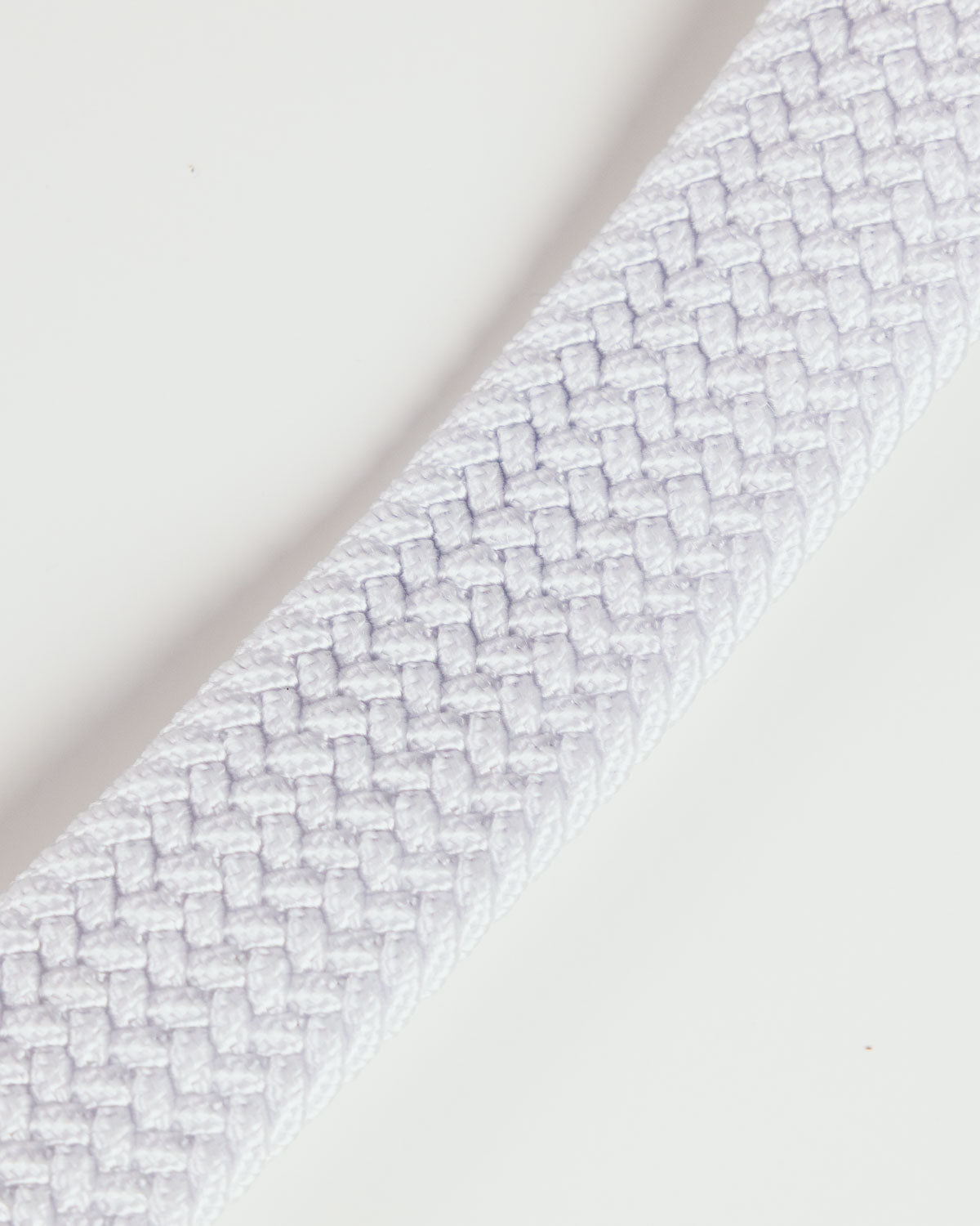 White Pro Braided Belt