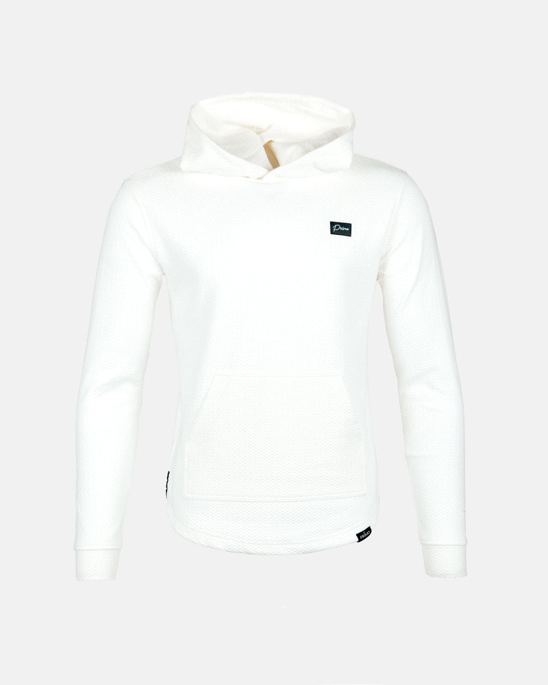 White GH Waffle Hoodie