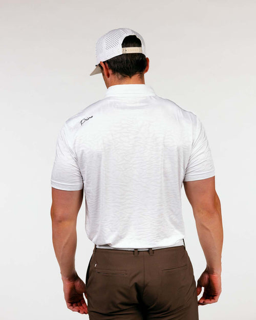 White Luxe Classic Polo