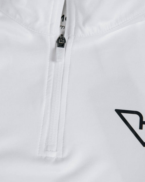 White HyFlyers Quarter Zip