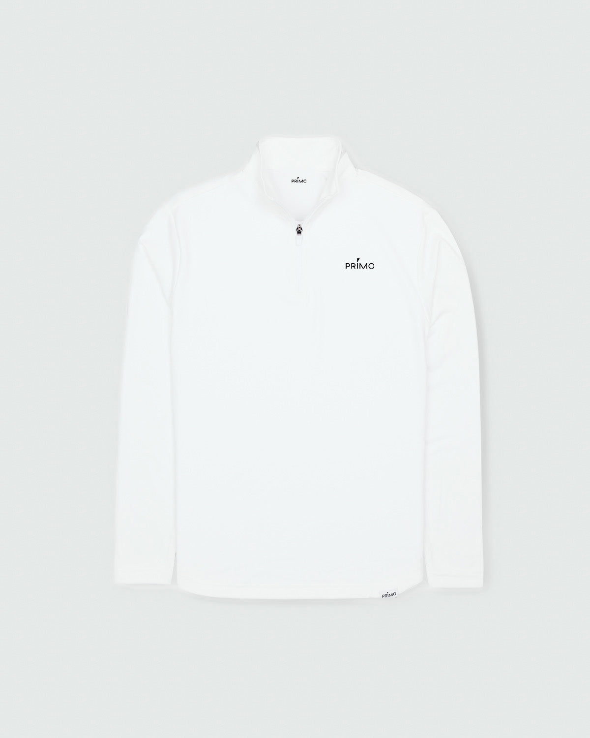 White Classic Quarter Zip