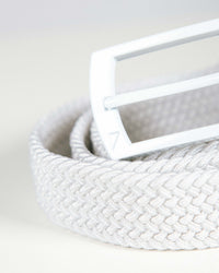 White Tonal Belt