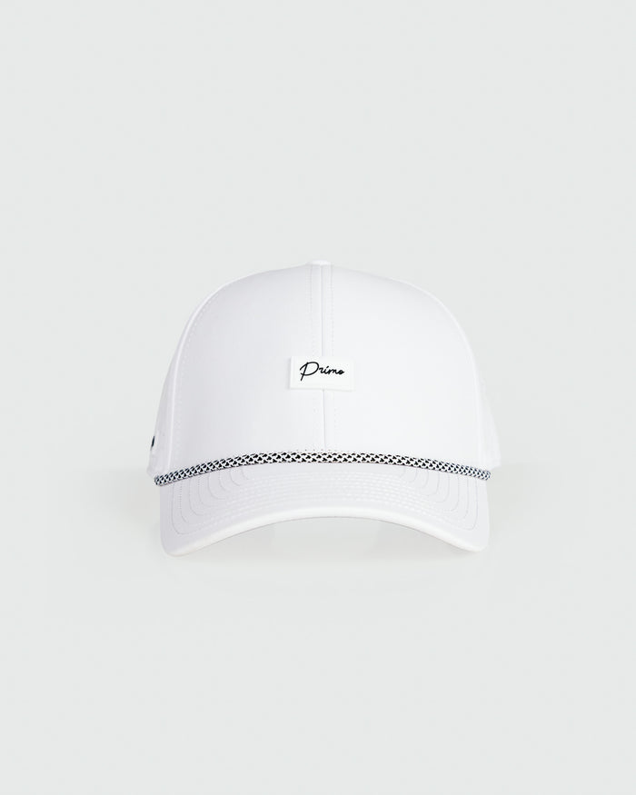 White Tour Essential 6 Panel Hat