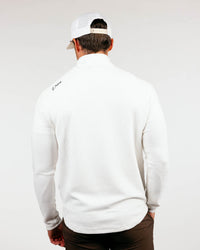 White Waffle Quarter Zip