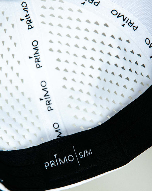 White + Black Classic Primo Hat