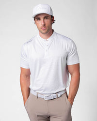 White Luxe Blade Polo