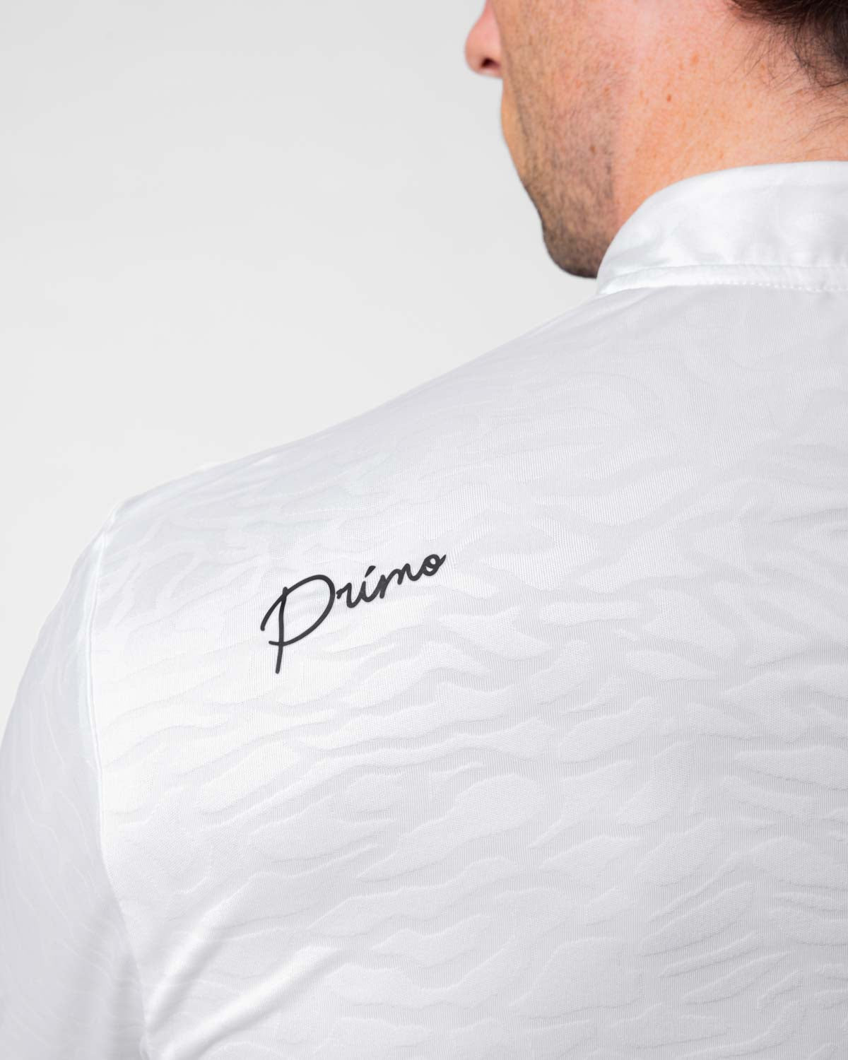 White Luxe Blade Polo