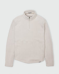 Women's Light Khaki Polar Fleece Q Zip