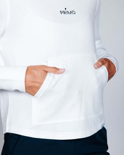 Women's White Hoodie