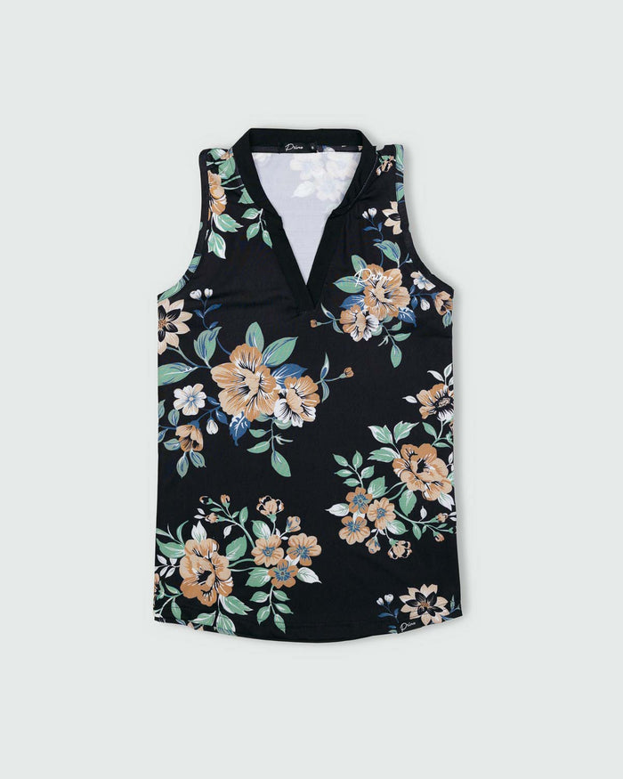 Women's Wildflower Sleeveless Blade Collar Polo