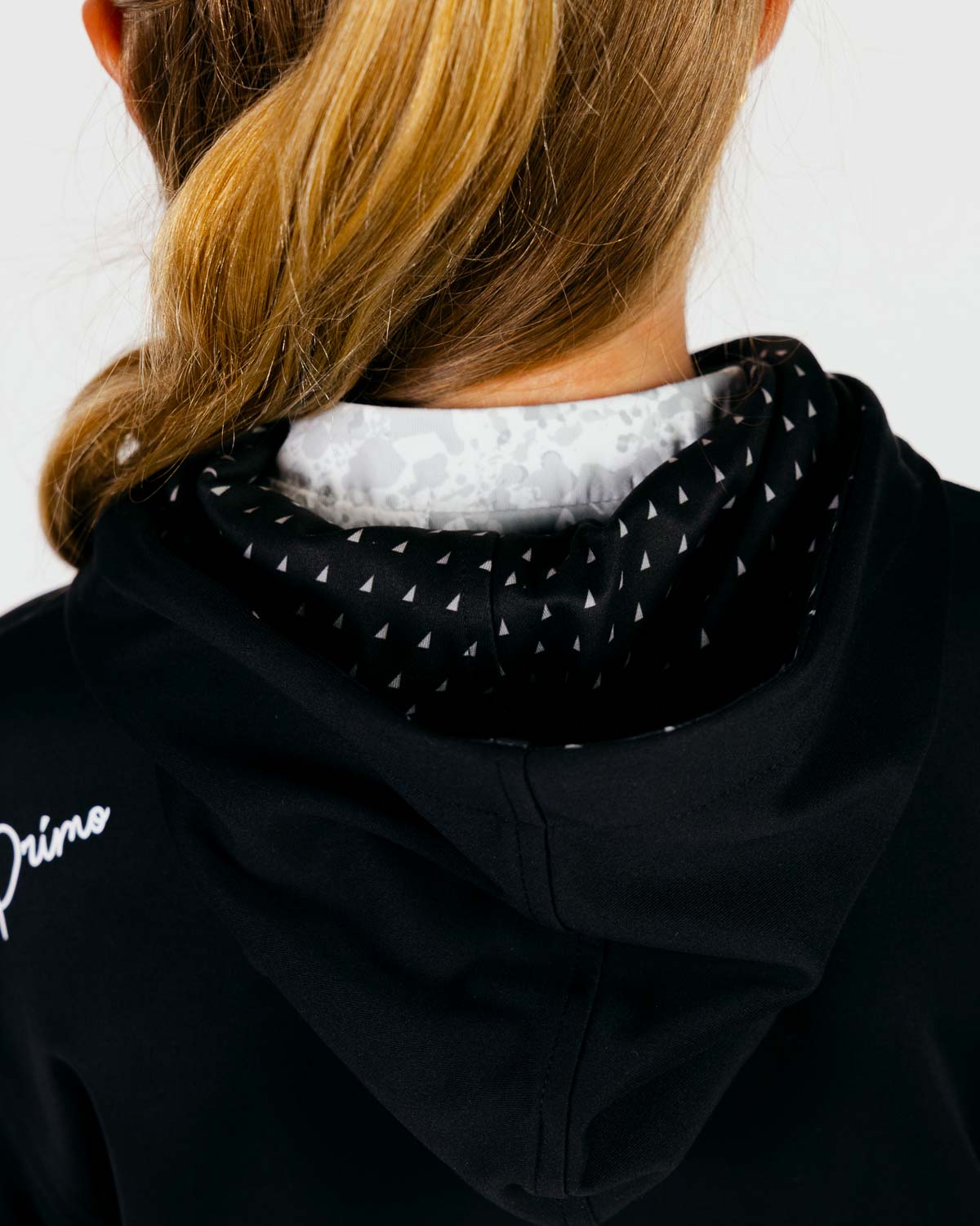 Youth Black Cursive Golf Hoodie