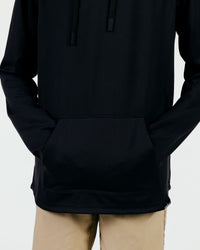 Youth Black Cursive Golf Hoodie